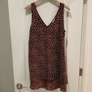 Nordstrom Painted Threads Chiffon High/Low Tunic